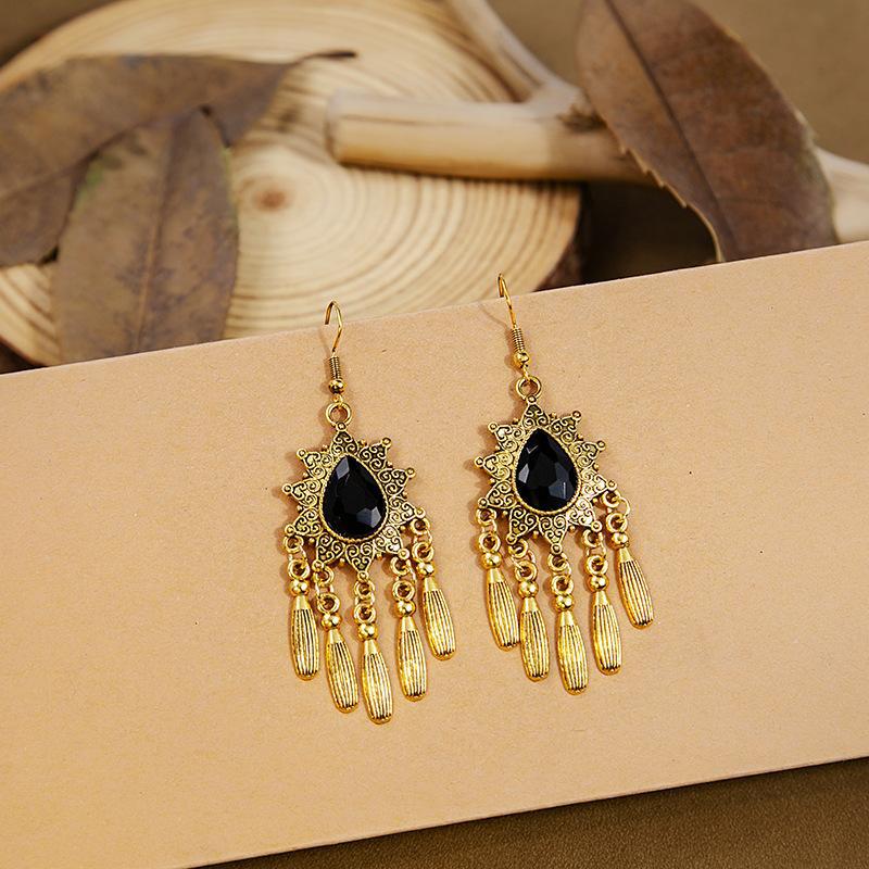 Wholesale Retro ethnic style tassel earrings