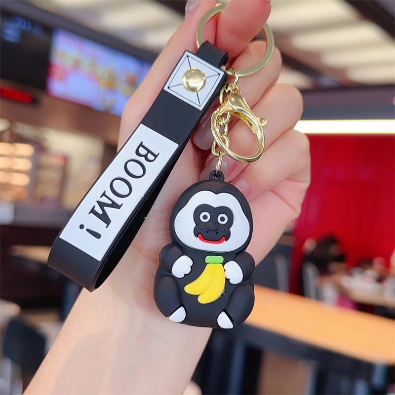 Wholesale Cartoon PVC Soft Glue Cute Keychain ACCVIP-KC-YueWei002