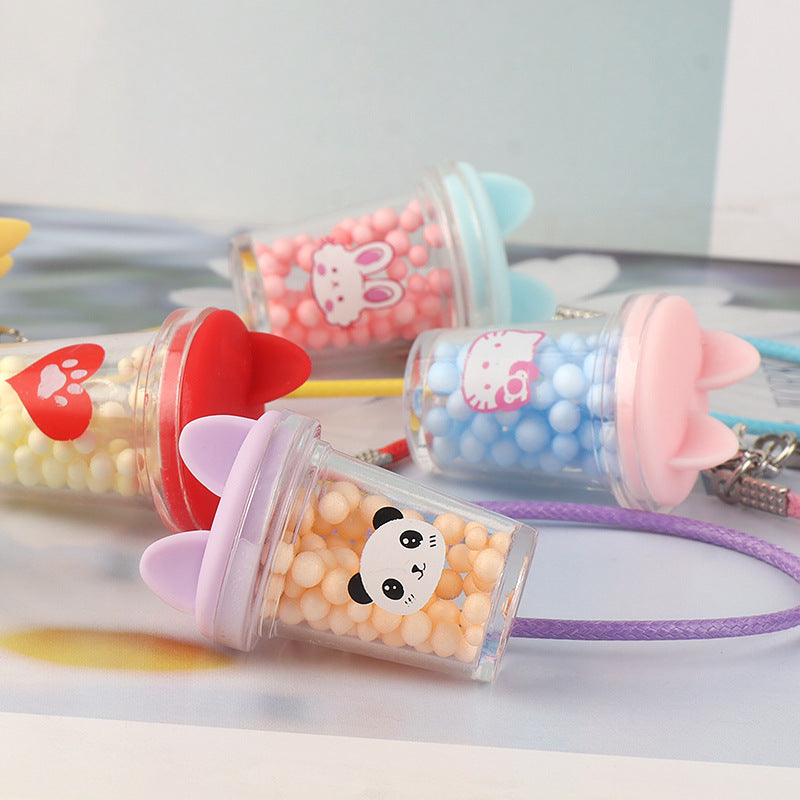 Wholesale Cute Mini Shake Cup Keychain Pendant Doll Accessories