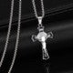 Wholesale Titanium Steel  Cross Necklace  Hip-Hop All-Match Pendant Necklaces