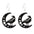 Wholesale 2 pairs/pack  Halloween Gothic Style Dark Moth Crow Black Cat Moon Wooden Skull Mushroom Earrings