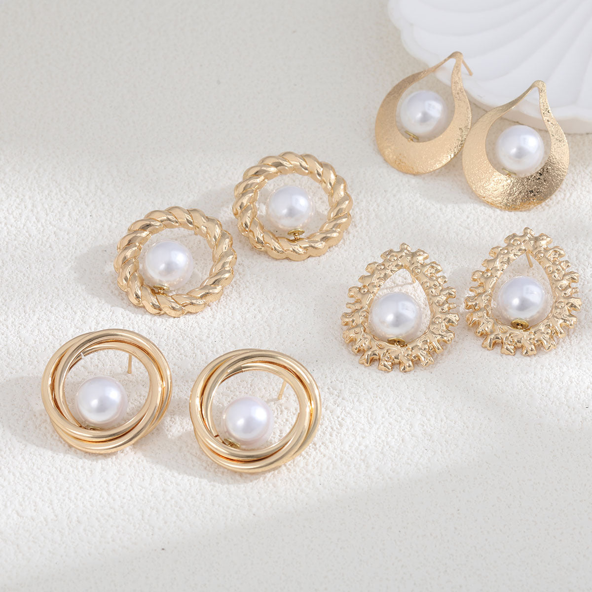 Wholesale Exaggerated Large Pearl Earrings