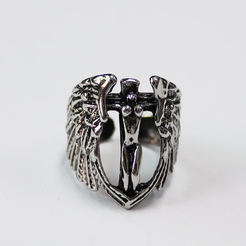 Wholesale Punk Cobra Statue of Liberty Ring ACC-RS-NaiHong003