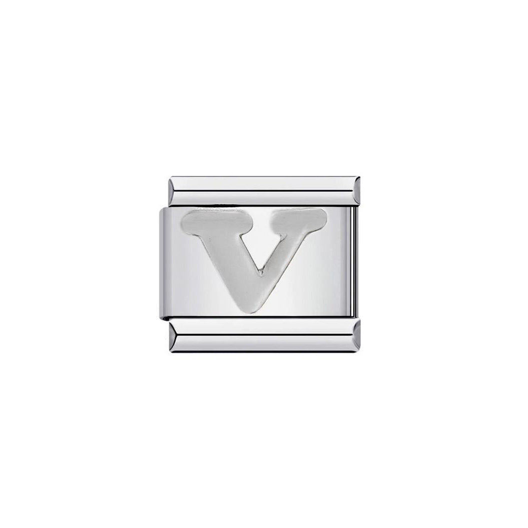 Wholesale Italian Charm Bracelet 9mm DIY Splicing English Letters Stainless Steel Composable Bracelet