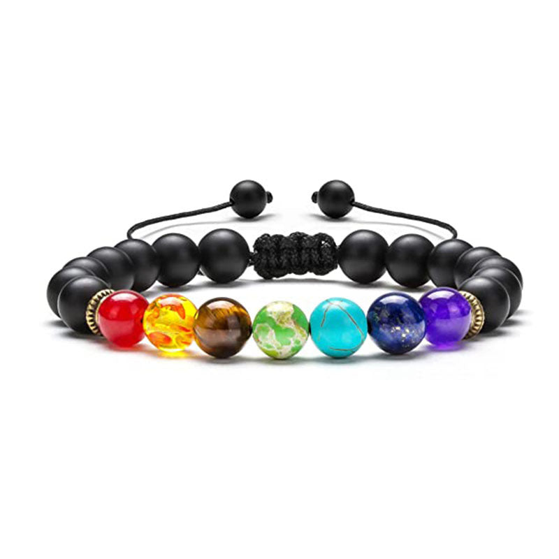 Wholesale  Colorful Volcanic Stone Turquoise Tiger Eye  Bracelet