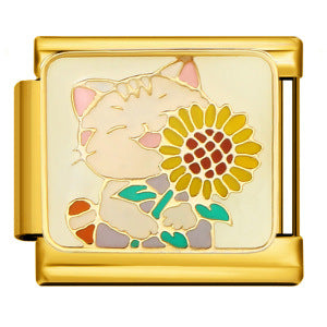 Wholesale Italian  Stainless Steel CharmsGold and Silver Welding Oil Drop DIY Module Charms