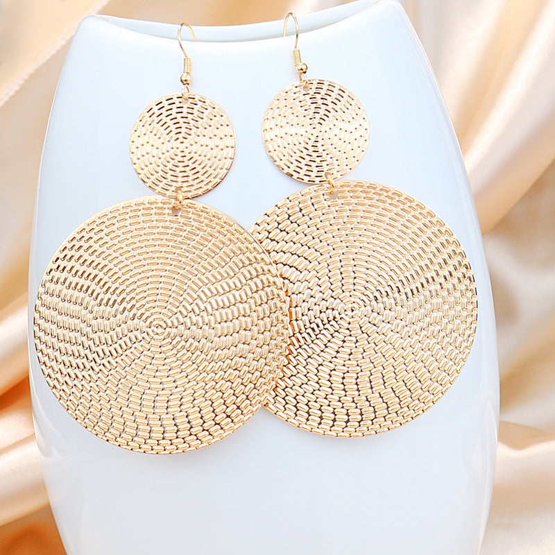 Wholesale Retro Round Circle Earrings,  European Style