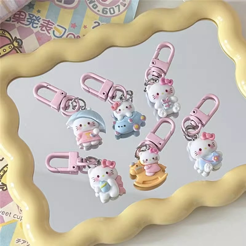 Wholesale Cat  phone charm Keychains  ACCVIP
