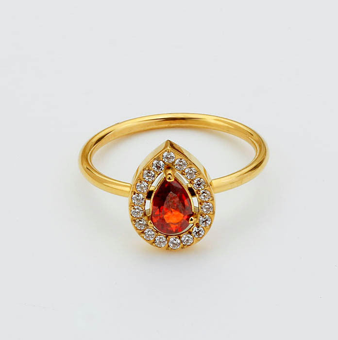 Wholesale Stainless steel zircon ring