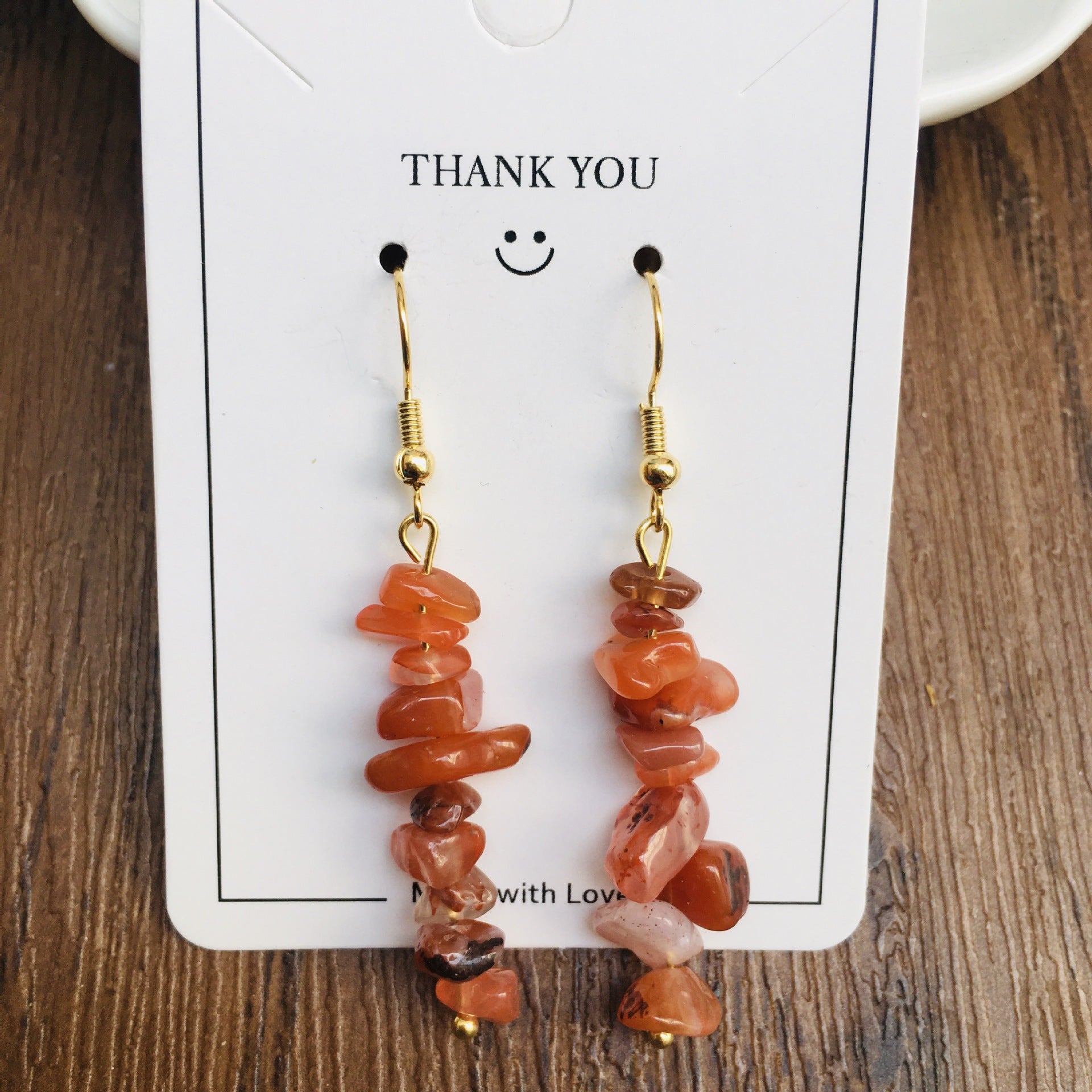 Wholesale Handmade Natural Stone Crystal Beaded Earrings ACC-ES-RongGuan004