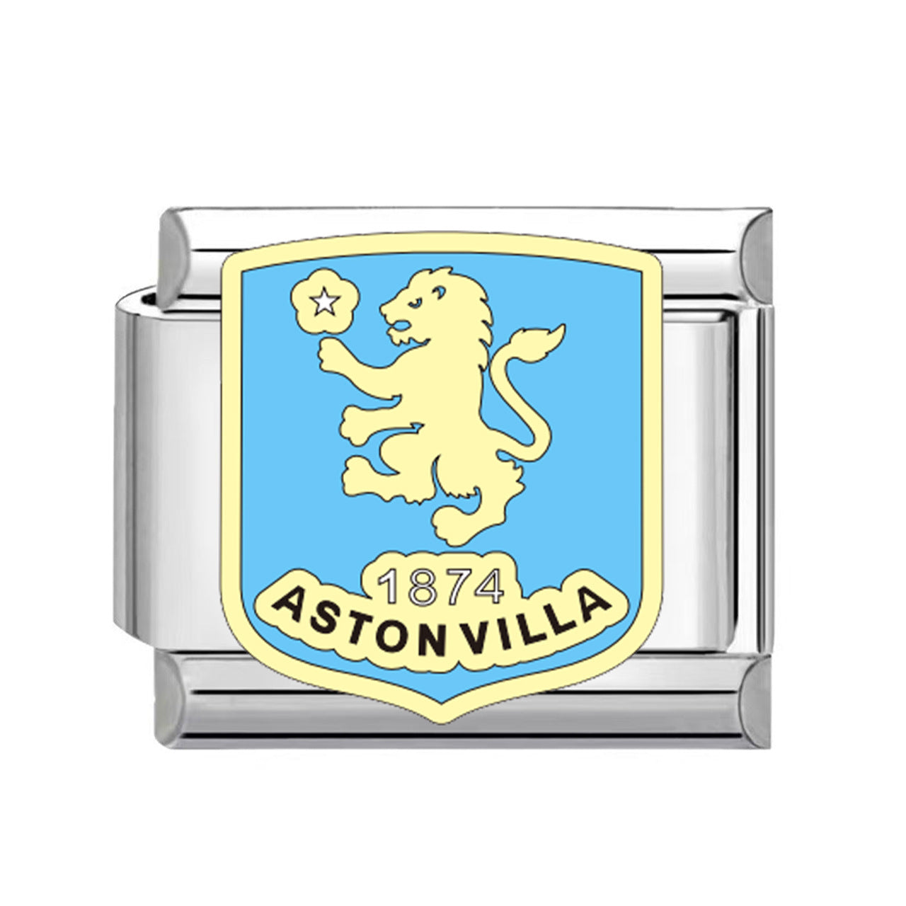 Wholesale 9mm Italian Charm Starter Bracelets DIY square Single Section Creative Stainless Steel Composable Bracelet