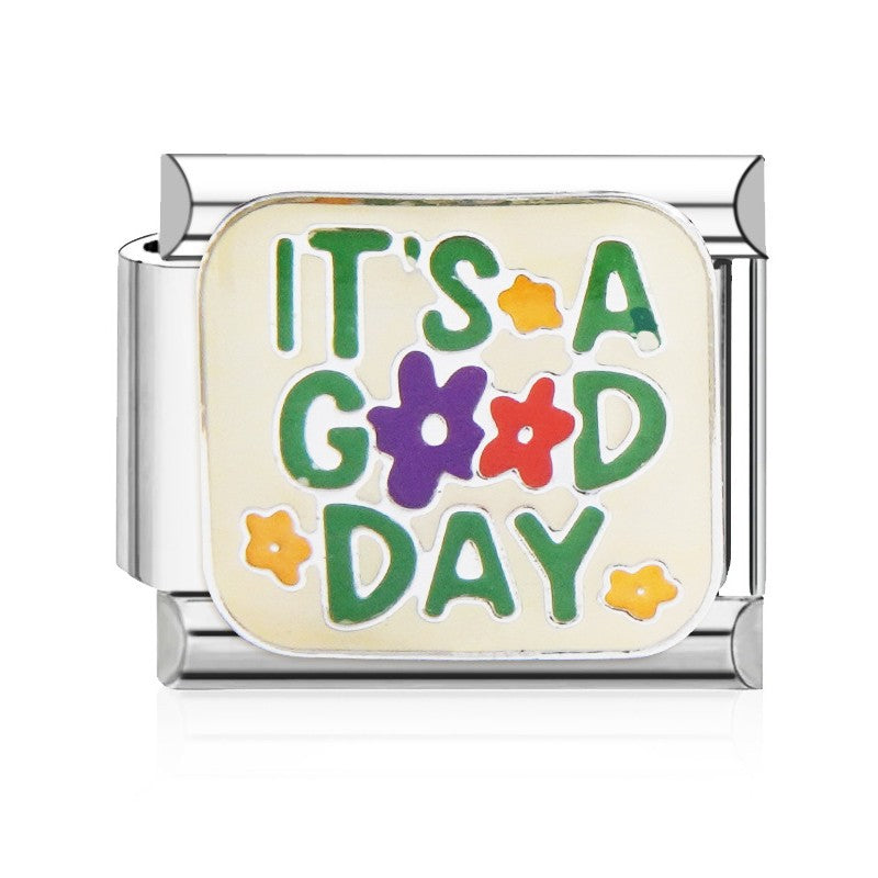 Wholesale Italian Charm Bracelet 9mm DIY Splicing Cute Creative Stainless Steel Composable Bracelet