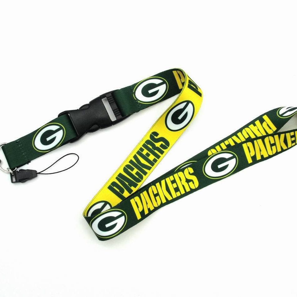 Wholesale Heat transfer football team Lanyard Keychain