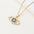 Wholesale Oil Dropping Devil's Eye  Zircon  Copper Plated 18k Gold  Necklace