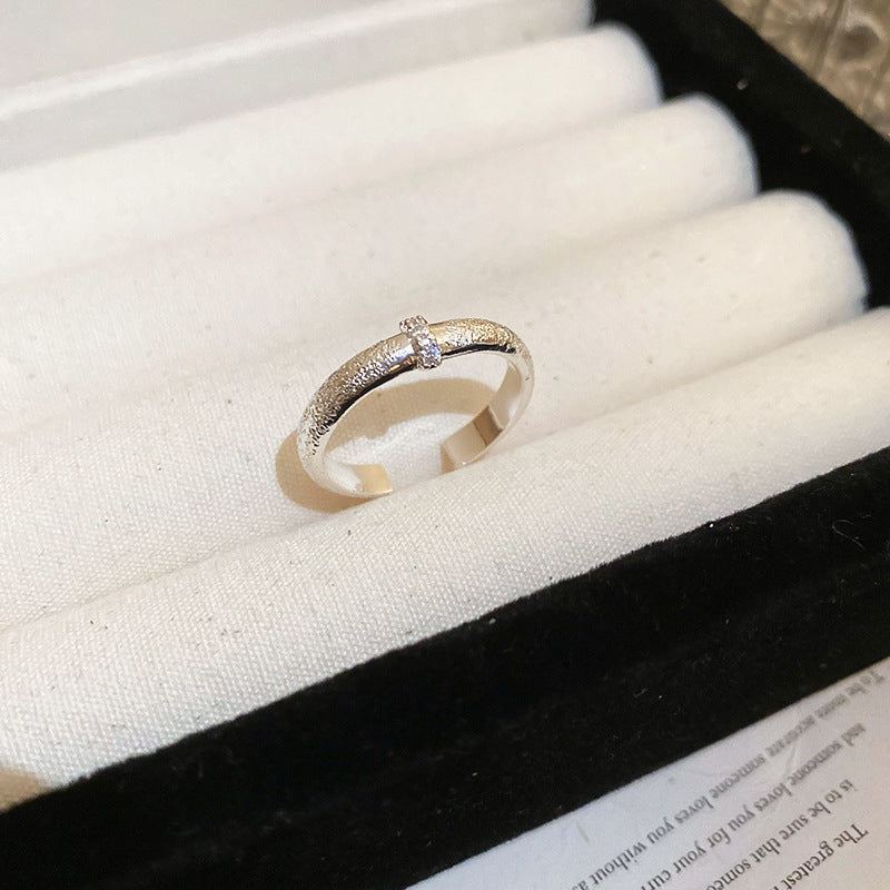 Wholesale zircon tiger eye open ring