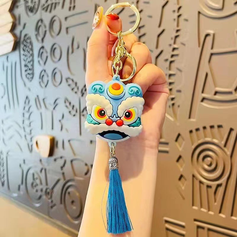 Wholesale National fashion festive Lion key chain