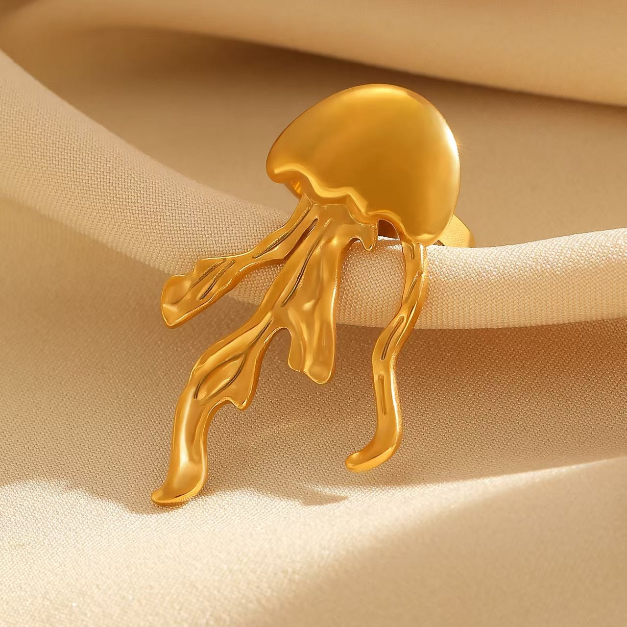 Anello regolabile con apertura oceanica per stelle marine in acciaio inossidabile all'ingrosso