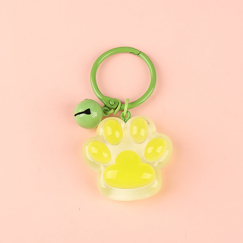 Wholesale Cute Luminous Cat Claw Creative Keychains ACC-KC-YiNian002