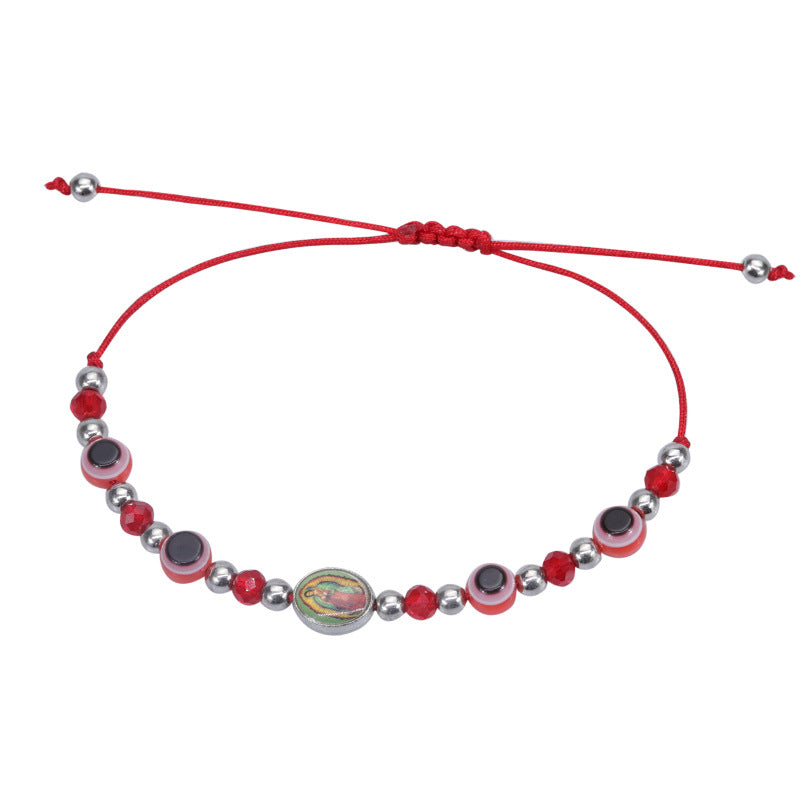 Wholesale  St. Benedict St. Jude Devil's Eye beaded bracelet