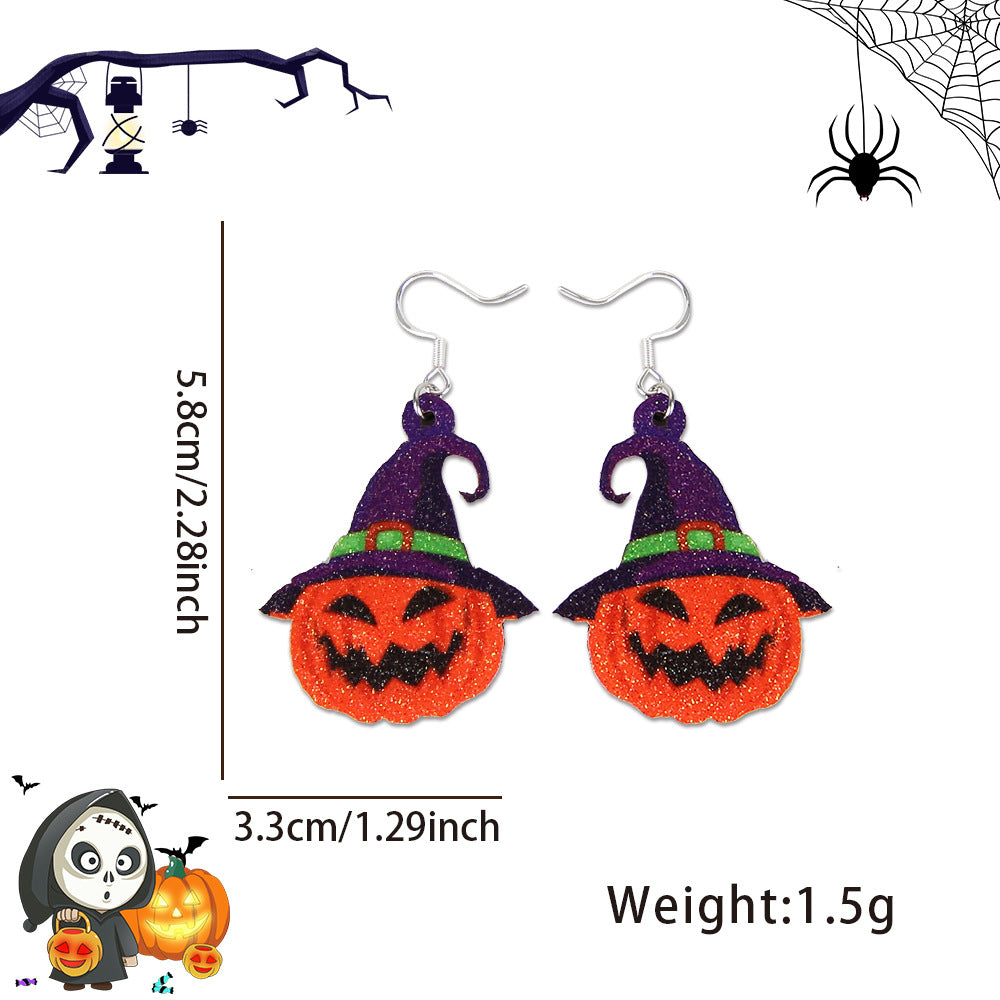 Wholesale Halloween Spider Bat Earrings ACC-ES-ZhouHao001