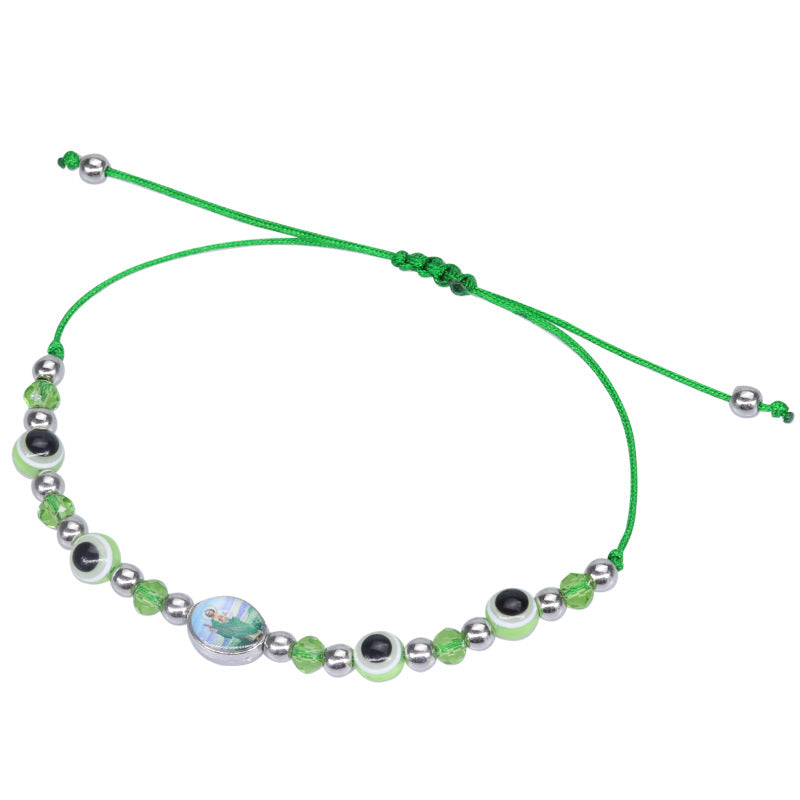 Wholesale  St. Benedict St. Jude Devil's Eye beaded bracelet