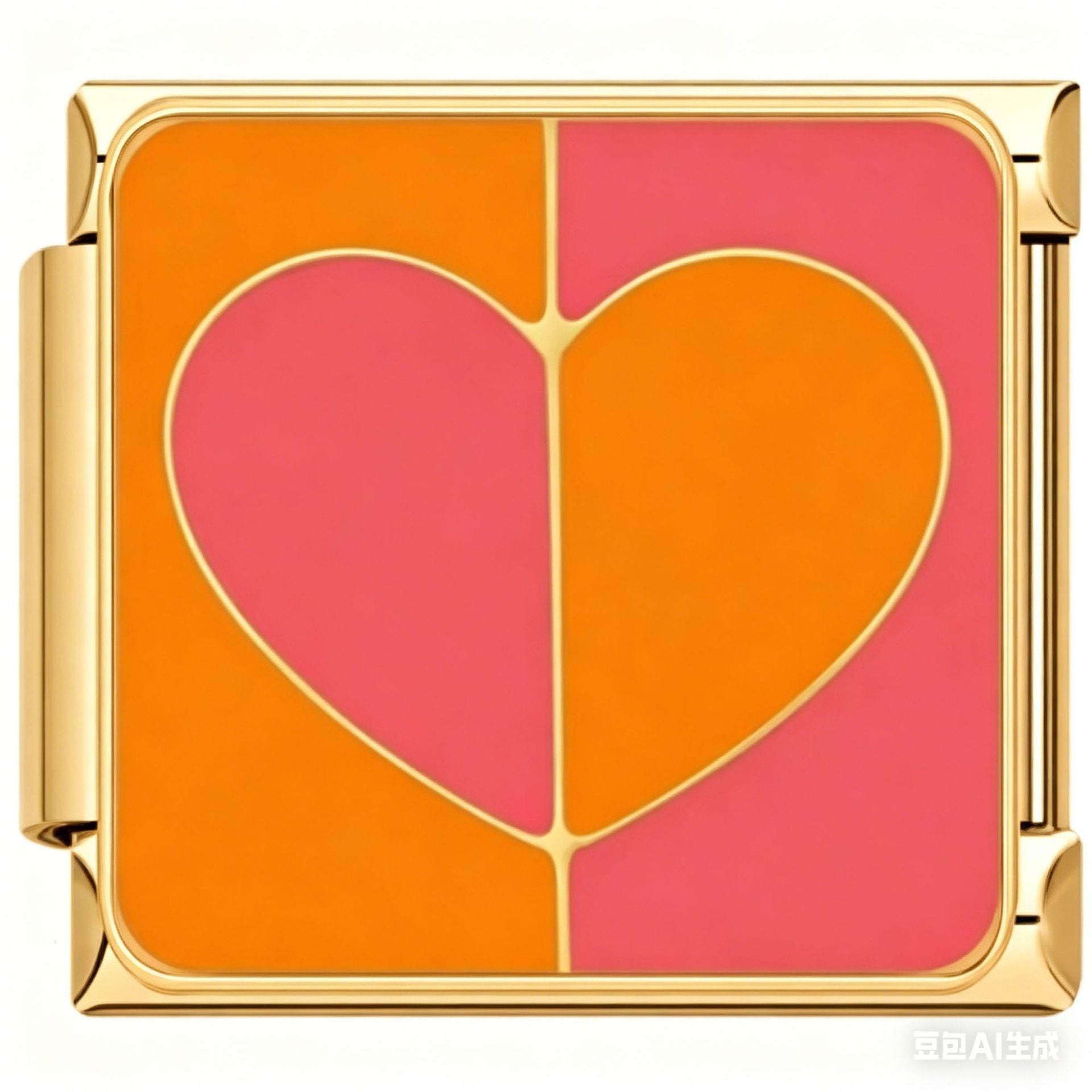 Wholesale Stainless Steel Heart-Shaped Dollar Money Clip,  Koi Design,  Fashion Birthday Gift for Couples