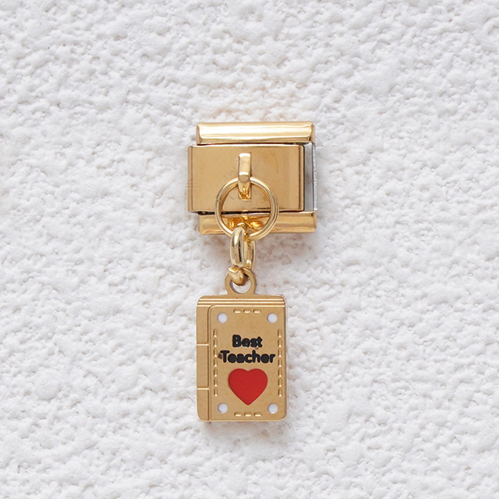 Wholesale Italian Charm Bracelet 9mm DIY Splicing French Fries Coffee Food Series Stainless Steel Composable Bracelet