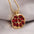 Wholesale  garnet pendant female necklaces