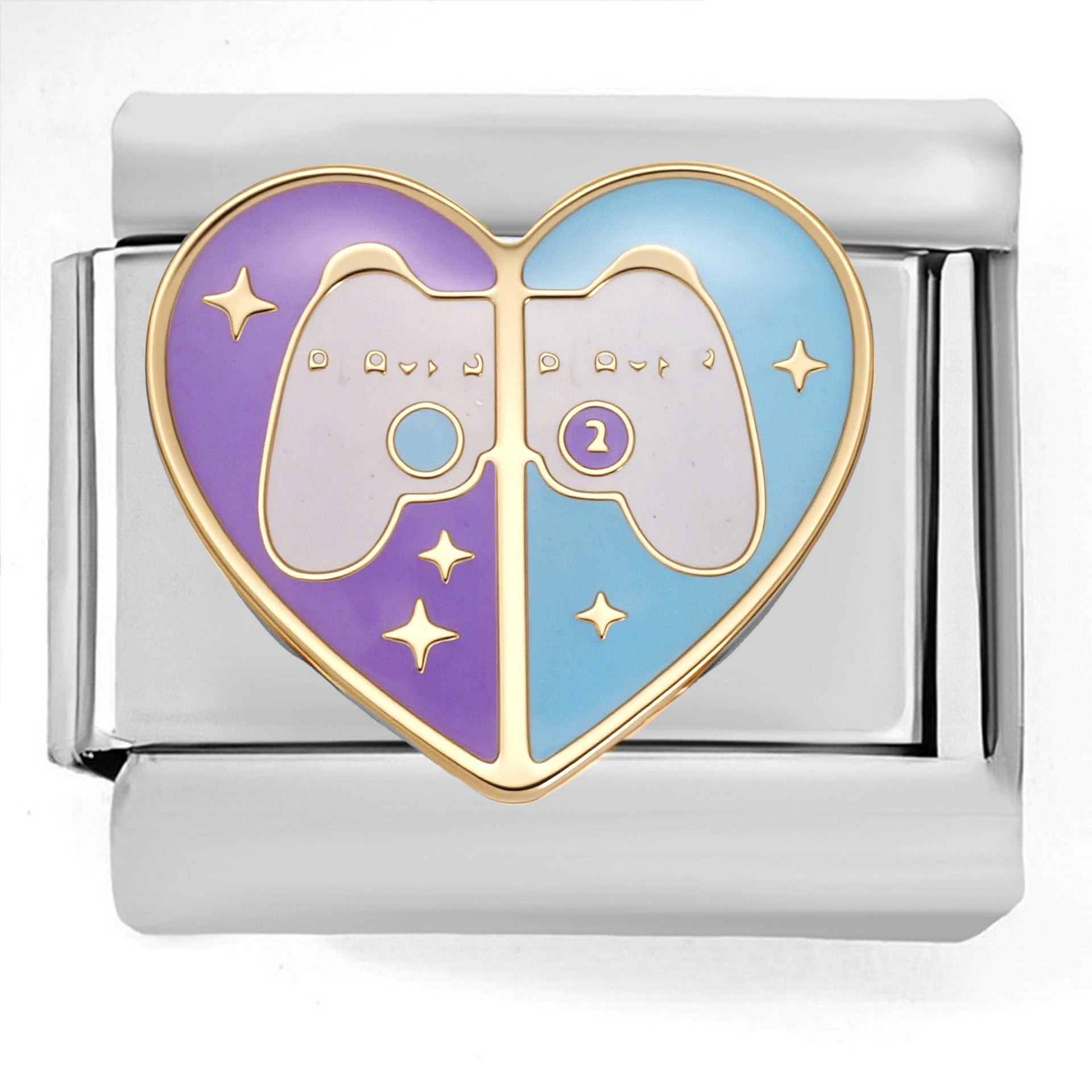 Wholesale  Italian Charm Bracelet 9mm DIY Small Planet  Creative Stainless Steel Composable Bracelet