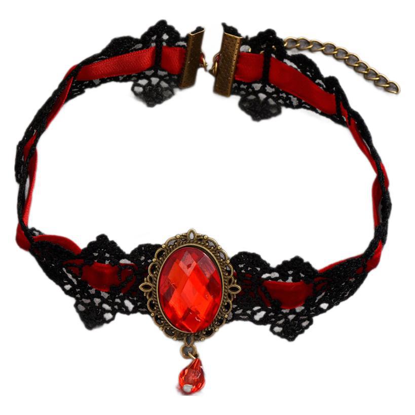 Wholesale  Artificial Gem Choker Necklace