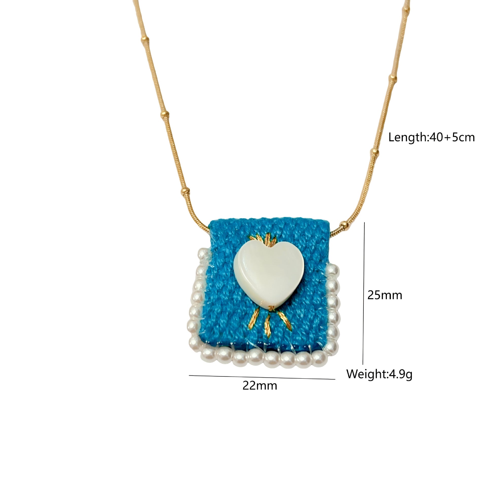 Wholesale  Handmade Bag Stainless Steel Necklace