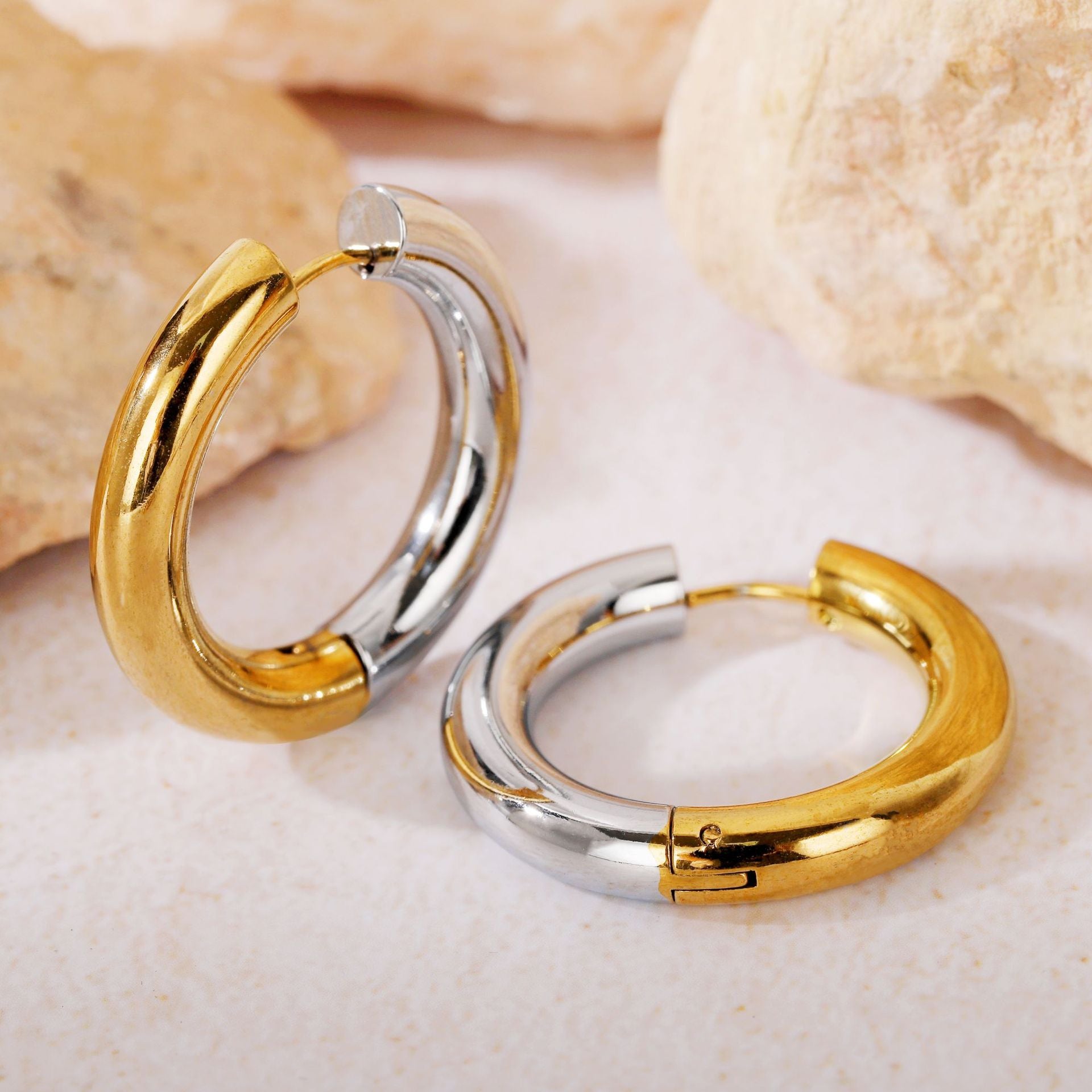 Wholesale Steel titanium hoop earrings