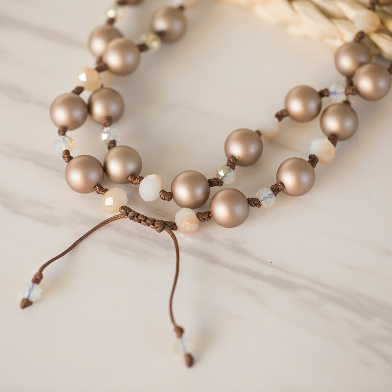 Wholesale Beads Long Necklace Sweater Chain ACC-NE-Yuchen002