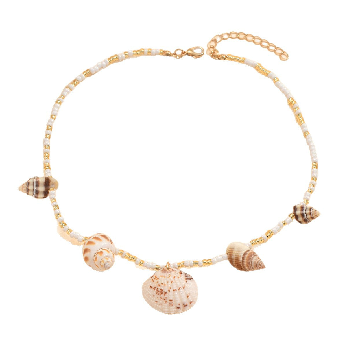 Wholesale Summer casual ocean resort style seashell necklace