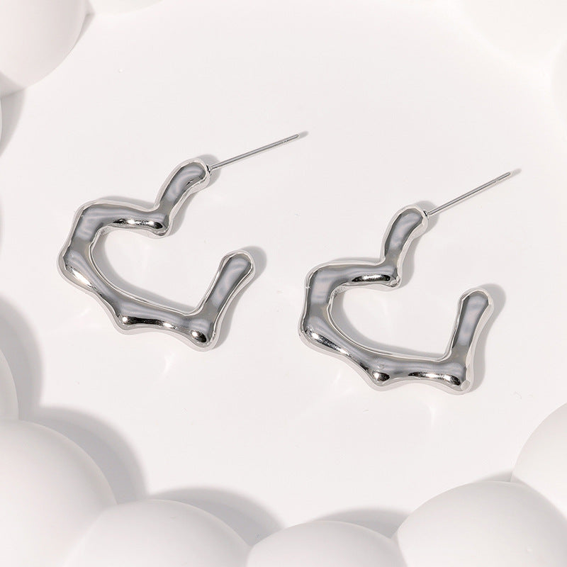 Wholesale Metal Stainless Steel Earrings Ear Studs ACC-ES-Manguo001