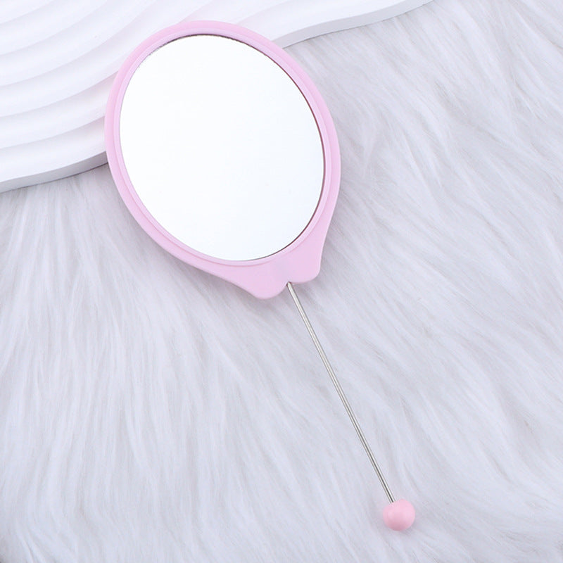 Wholesale DIY Beadable Oval Handheld Mirror,  Portable High-Definition Mirror Handheld Makeup Mirror