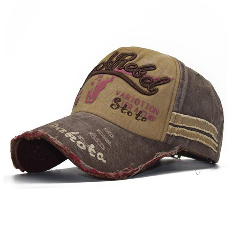 Wholesale Chic Embroidered Baseball Cap Black Casual Outdoor Sports Sun Hat For Men Women Fashion Accessory