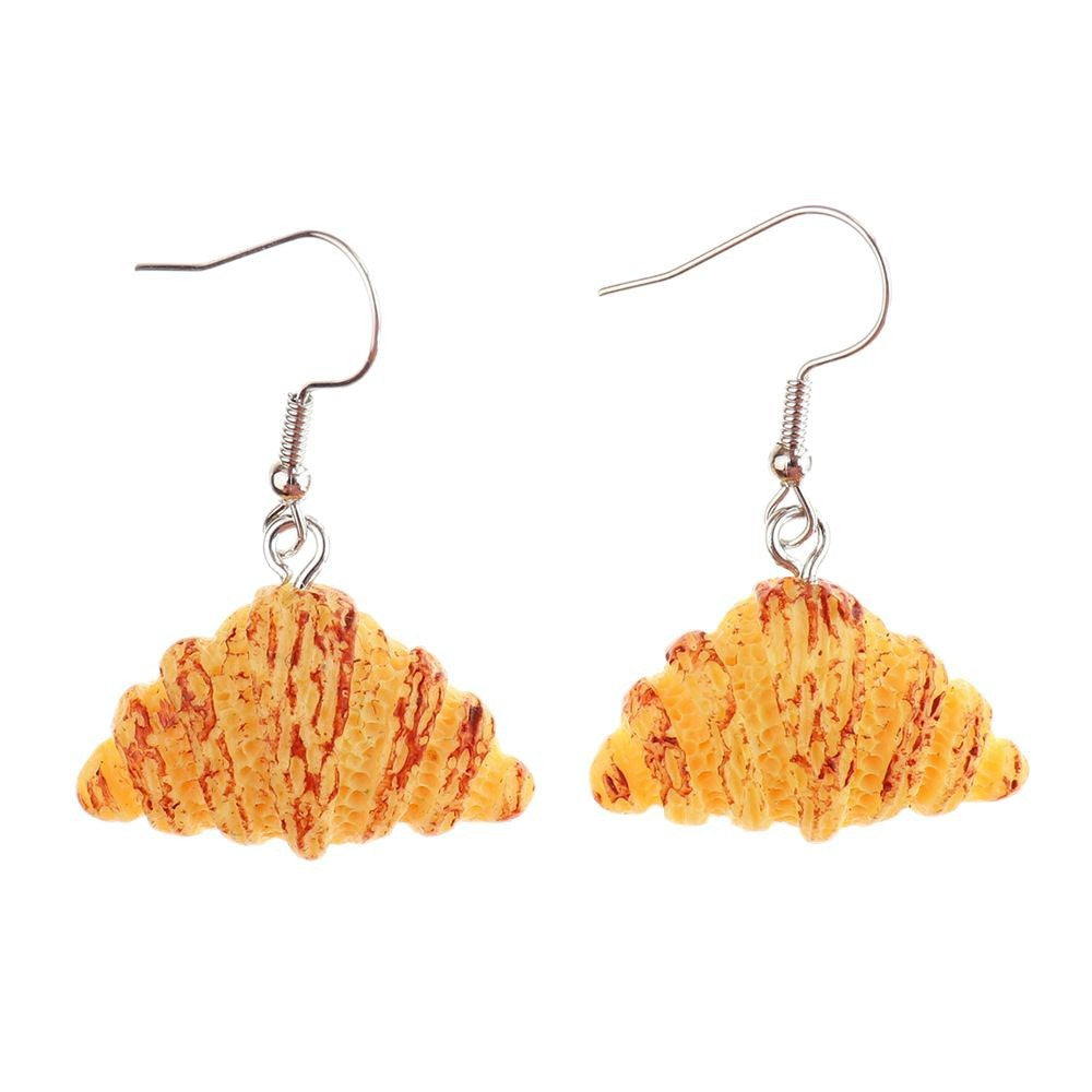 Wholesale Personalized Creative Baking Cake Earrings