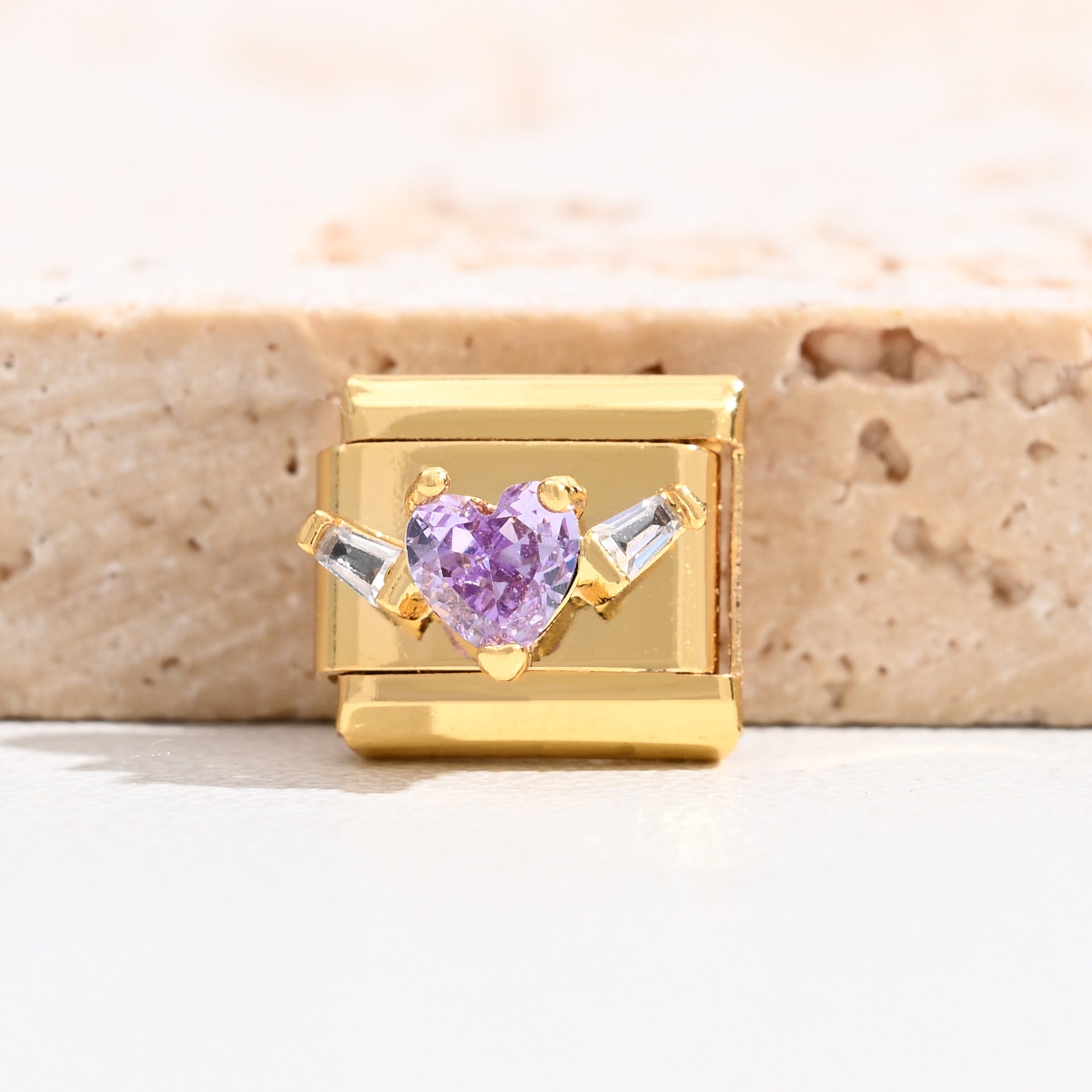 Wholesale 2pcs 9mm Italian Charm Starter Bracelets DIY square Single Section Creative Stainless Steel Composable Bracelet