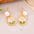 Wholesale Baroque Pearl Earrings  Oil Painting Series Ear Jewelry