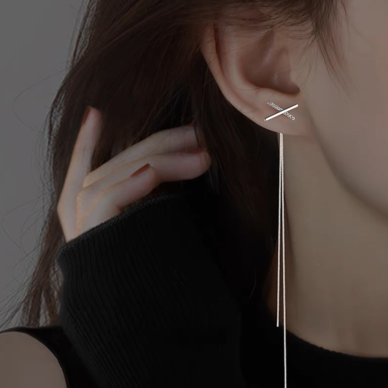 Wholesale Skinny Tassel Earrings