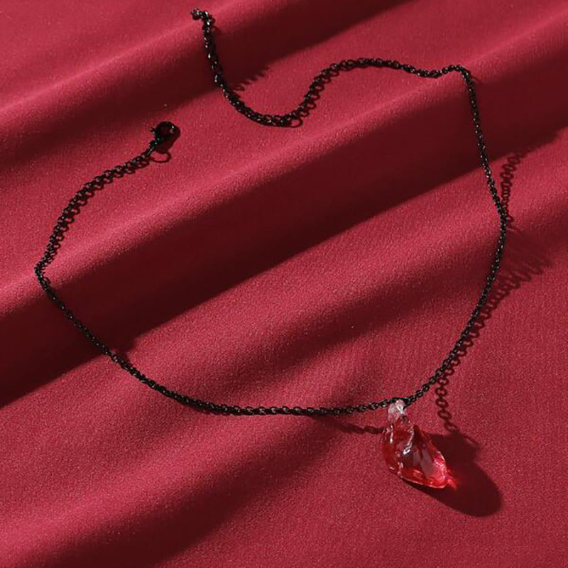 Wholesale  resin heart organ necklace creative necklace