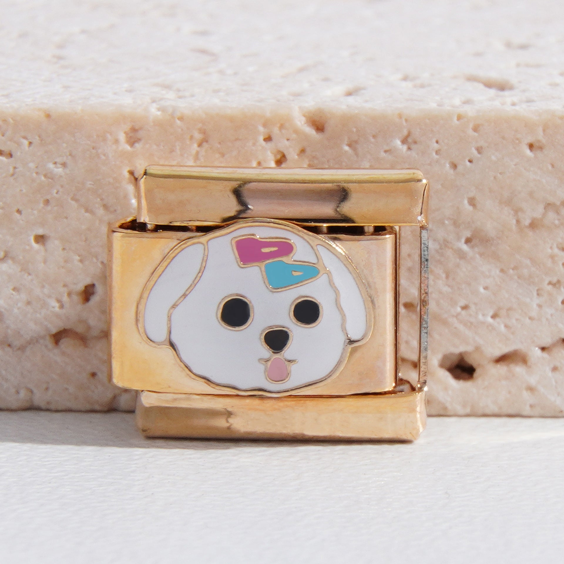 Wholesale Italian Charm Bracelet 9mm DIY Splicing Creative Pattern Stainless Steel Composable Bracelet