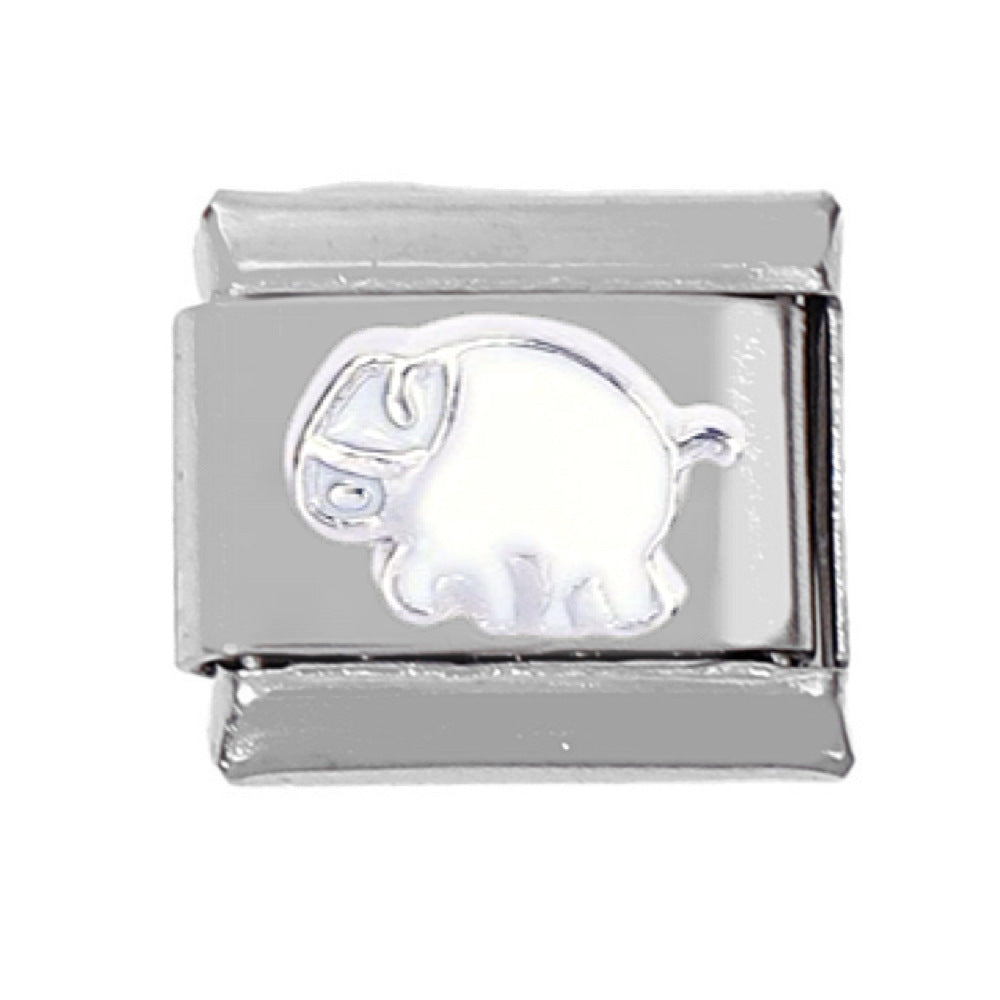 Wholesale 5pcs Italian Charm Bracelet Charm Module Stainless Steel Animal Bracelet 9mm DIY Pattern Free Stitching Detachable Composable Bracelet ACC-BT-DaLiang014