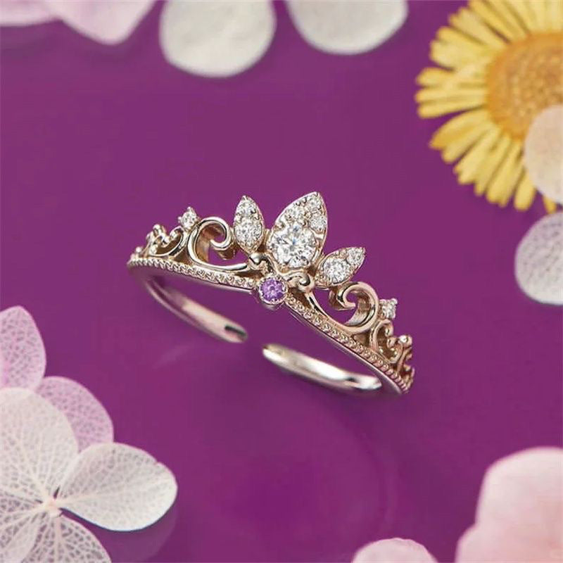 Wholesale  Crown Open Ring  Diamond Ring