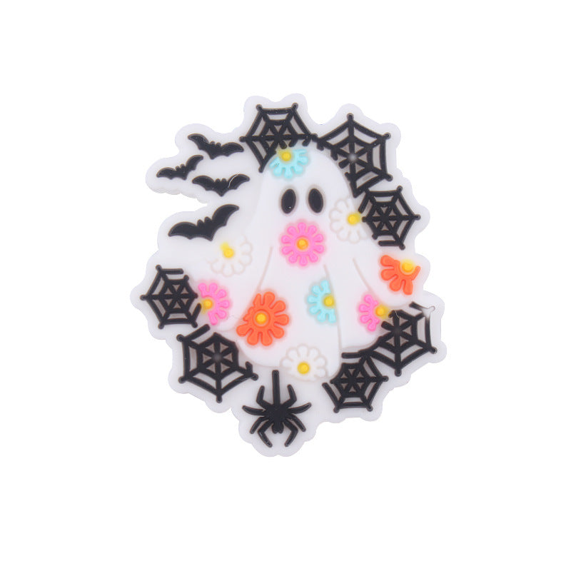 Wholesale 5pcs Cartoon Silicone Halloween Focal Beads ACC-BDS-GuangTian033