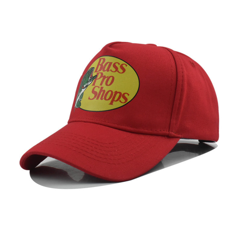 Wholesale Solid color printed outdoor fishing sun protection men' s baseball cap hat