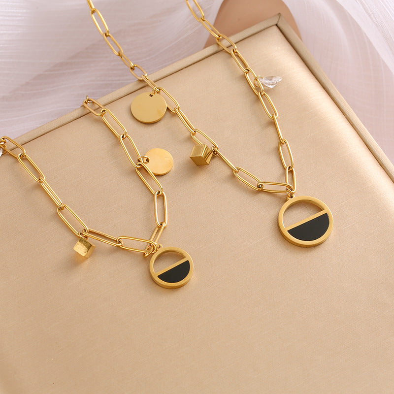 Wholesale Vintage Stone Adjustable Bracelet Necklaces Titanium Steel Bracelets ACC-BT-Nayin002