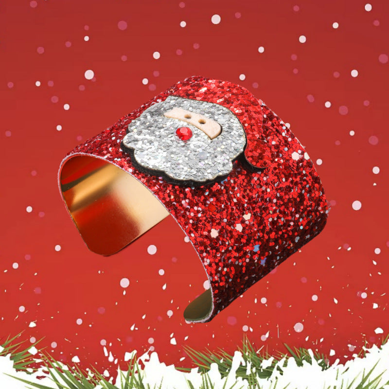 Wholesale Christmas Cute Cartoon Elk Bell Bracelet ACC-BT-JunJie021