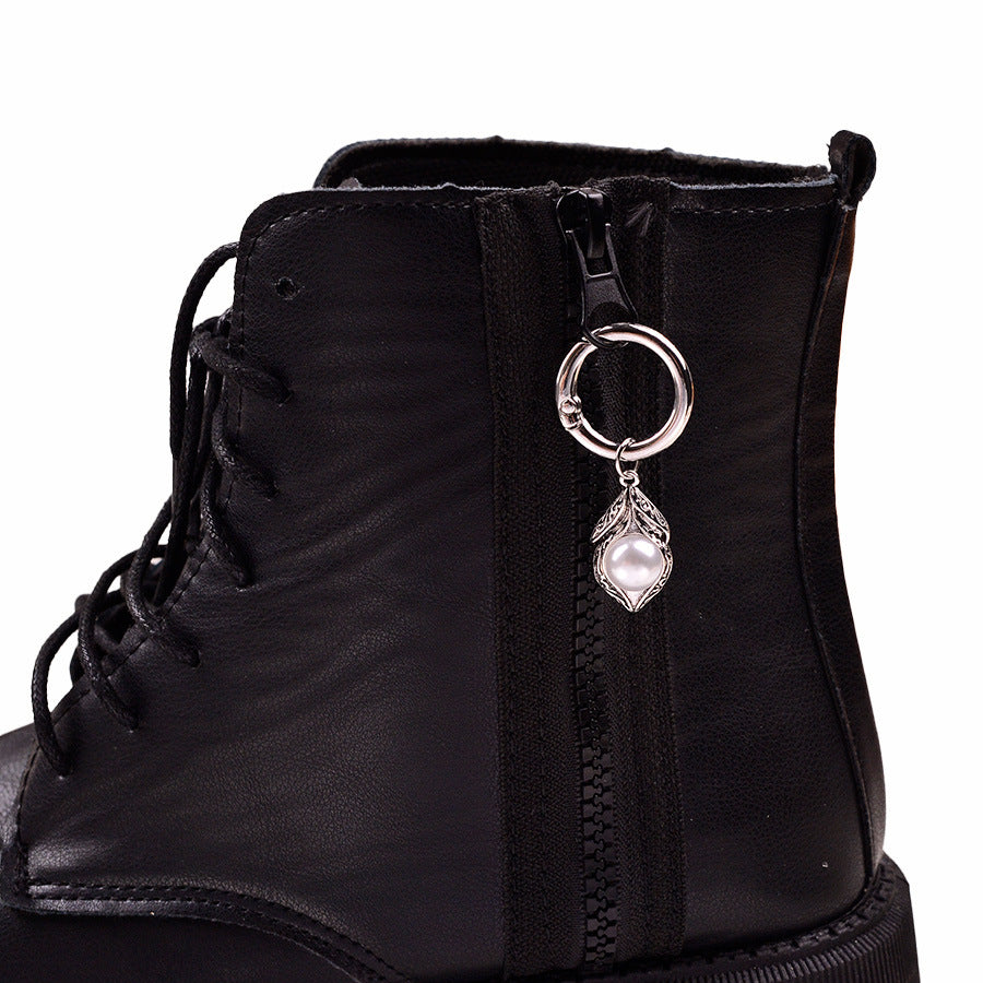 Wholesale Vintage Geometric Turquoise Zinc Alloy Shoe Buckle Bag Charm Keychain Accessory For DIY And Resale